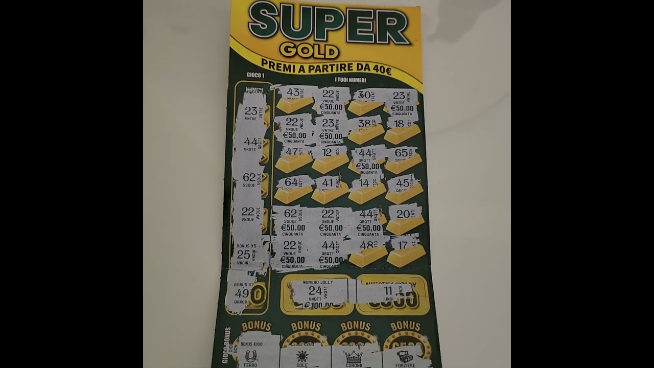 Gratta e Vinci  super gold