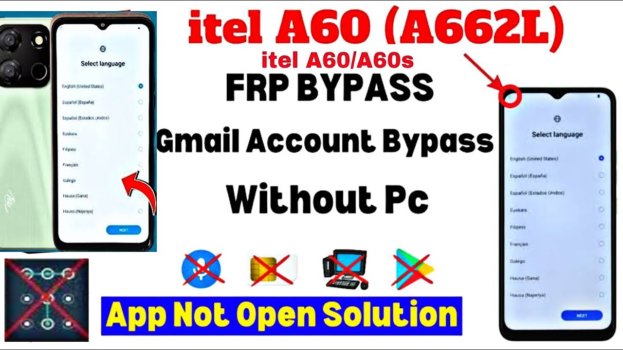 itel a60s frp bypass sher статья не работает все Itel Frp Bypass Android 13/14 без ПК 2025