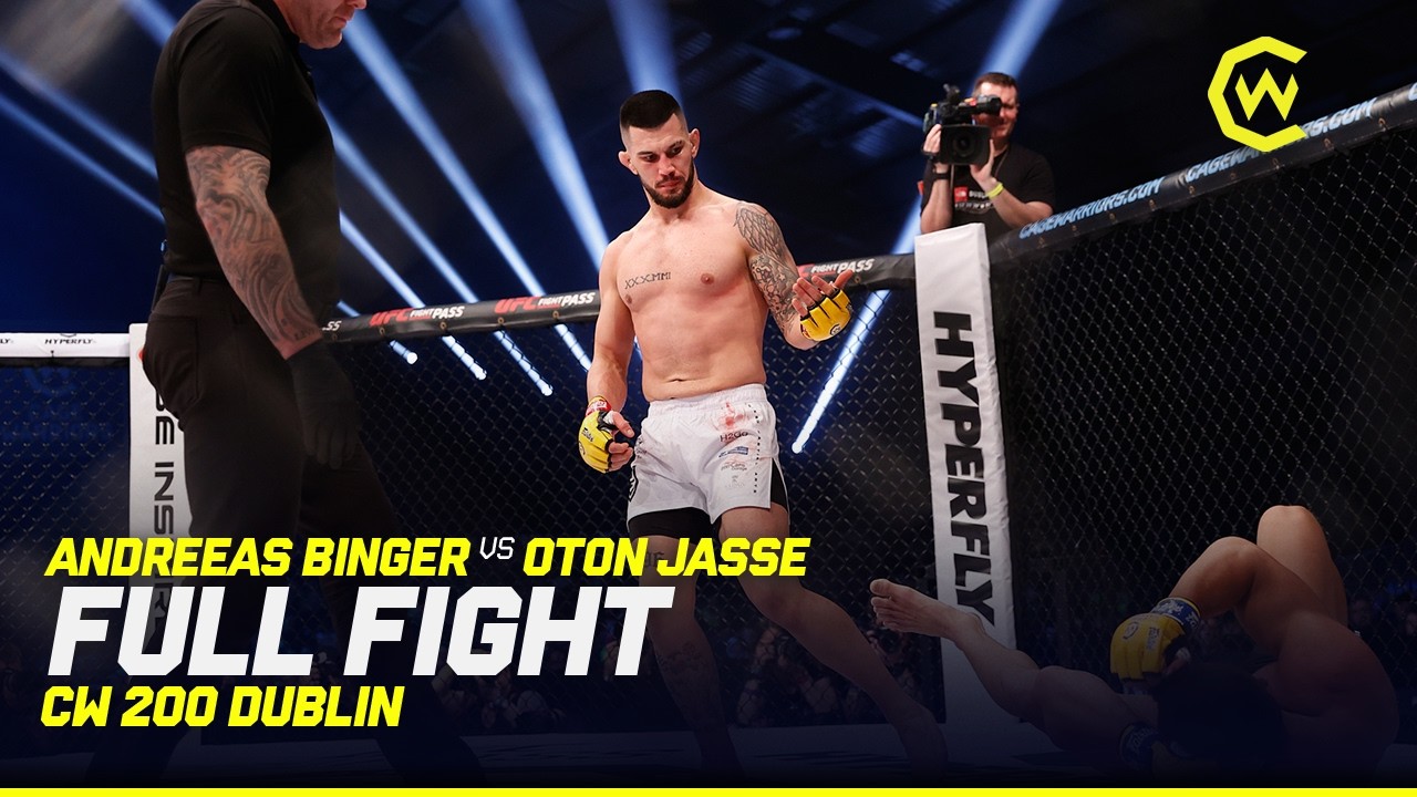 How Many Knockdowns?! 🤯 | Andreeas Binder vs. Oton Jasse | CW 200 Dublin FULL FIGHT