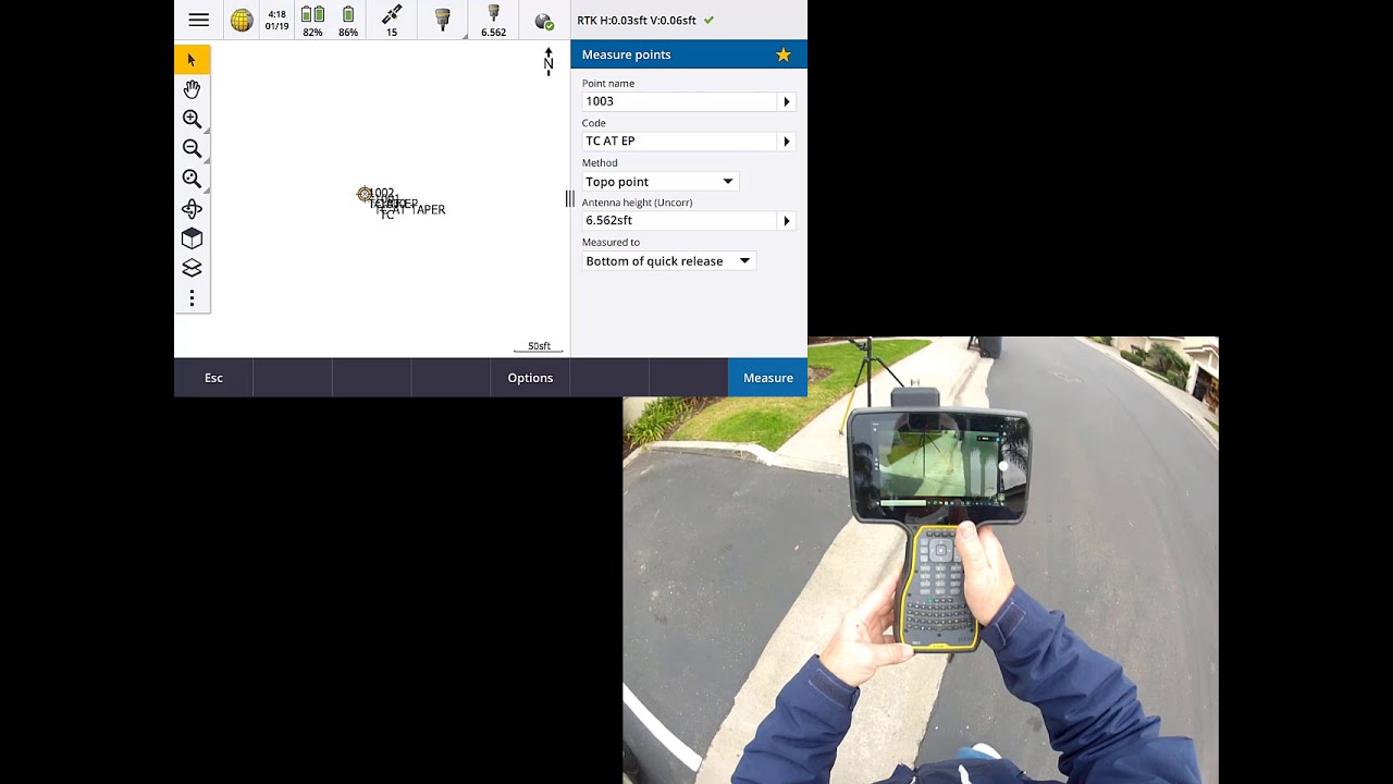 Taking Photos with Trimble's TSC7