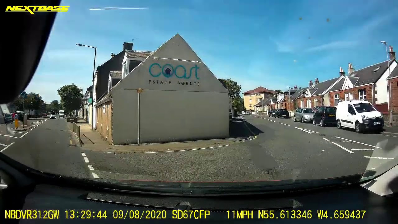 Irvine Test Route with Commentary Driving - Paper Mill to Ballot Road to Dreghorn