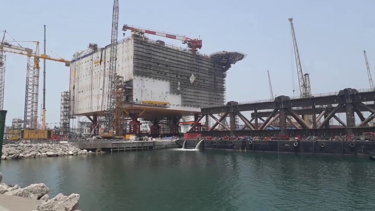 Borwin3 18000t Mega Jack and 21 000t Load-out