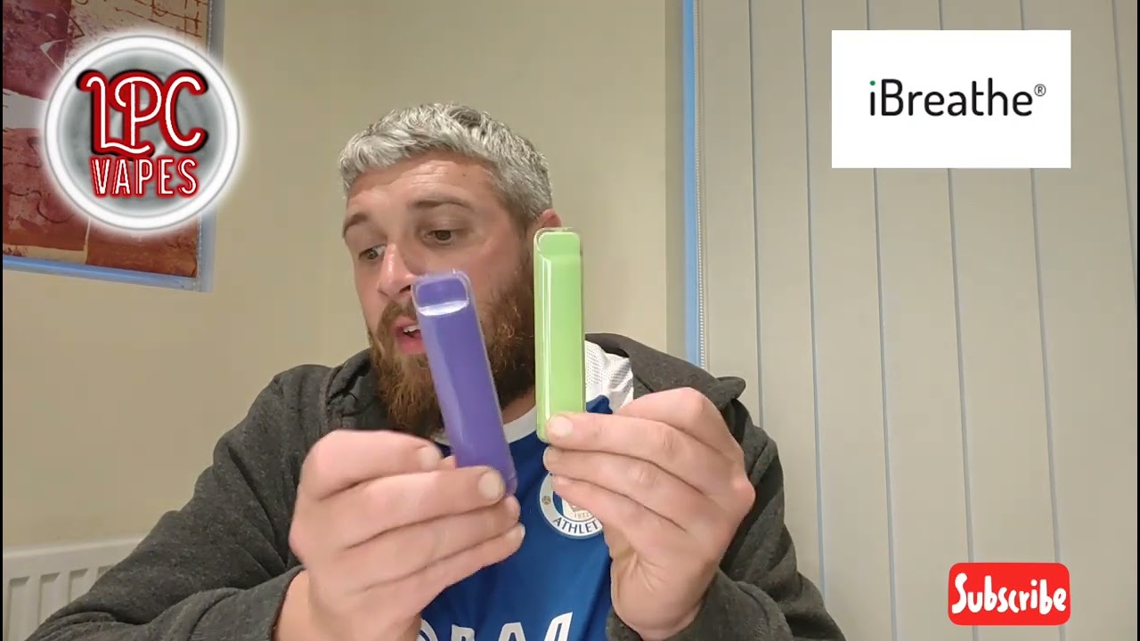 I-BREATHE - IBAR DISPOSABLE POD  REVIEW ON 2 OUT OF THE 20 FLAVORS THEY HAVE