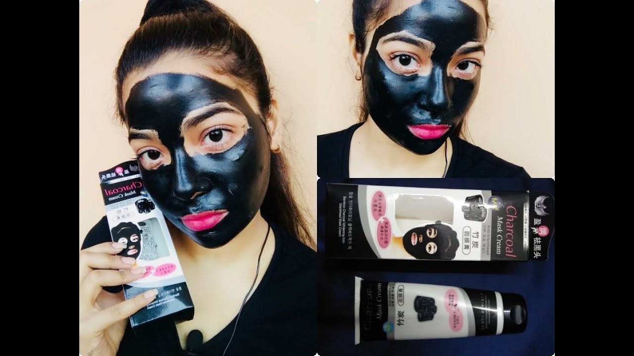 Charcoal Peel Off Mask | Trying 1st time Review+Demo | Step by Step process #stayhappyforever