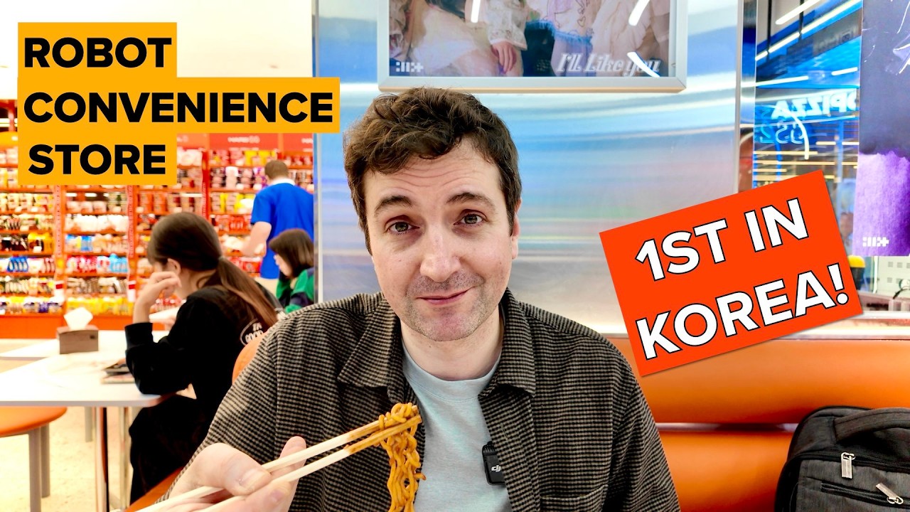 GS25 ROBOT CONVENIENCE IN SEOUL - FUTURISTIC FOOD OR FAIL?!