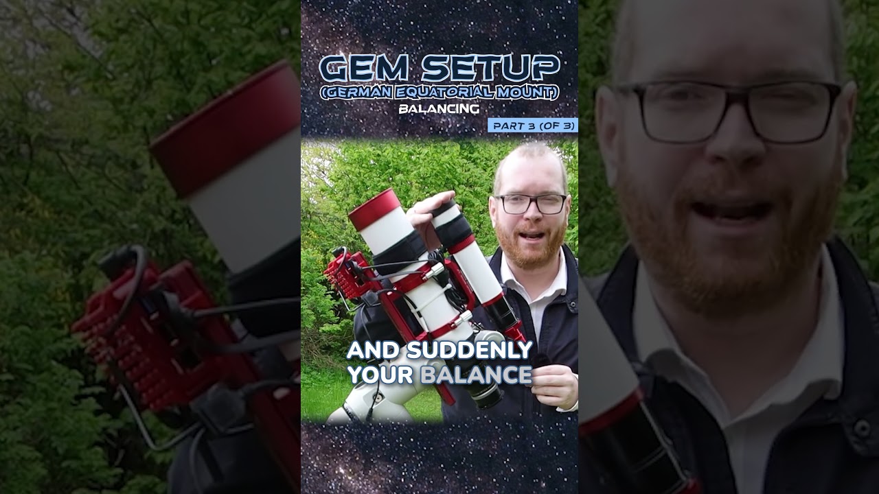 How to Balance a German Equatorial Mount