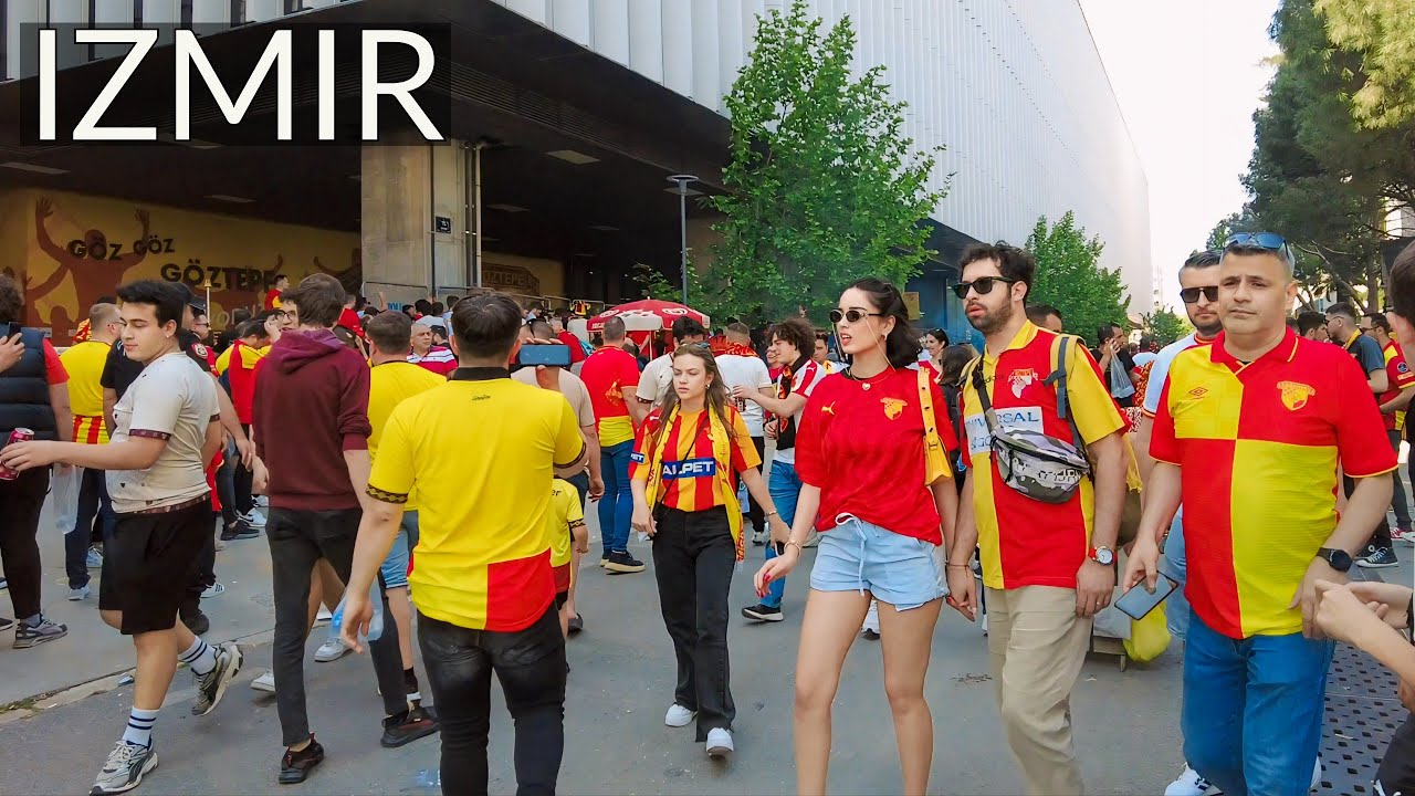 Match Day Walk in İzmir Göztepe: Feel the Local Excitement (Must Watch!)