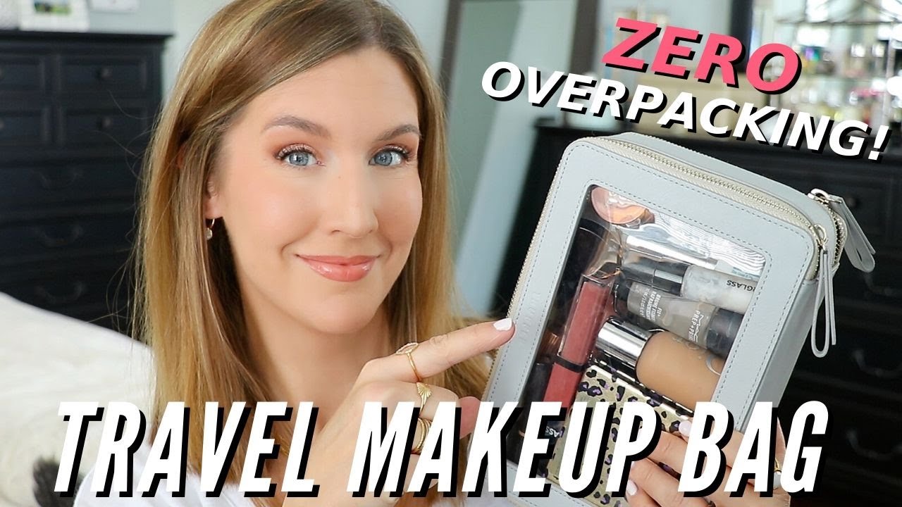 Packing a TRAVEL MAKEUP BAG | STOP Overpacking! + TSA Makeup Tips