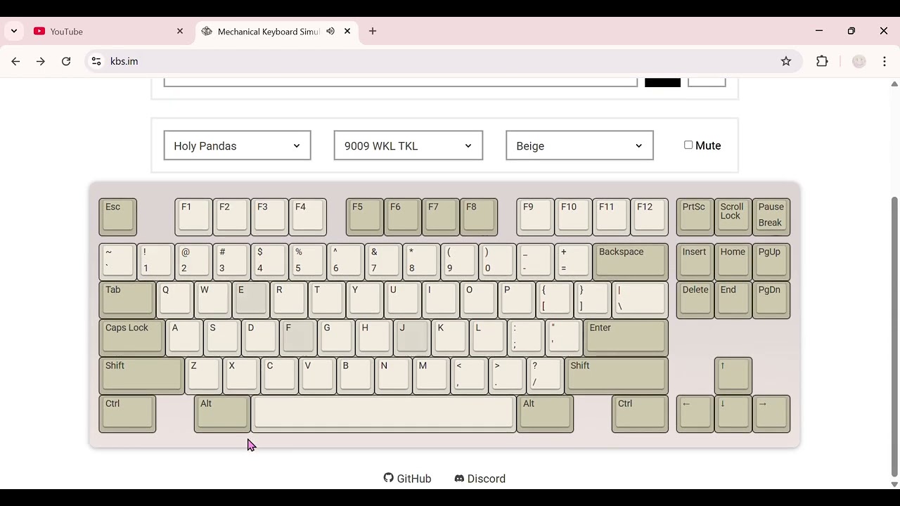 Mechanical Keyboard Simulator