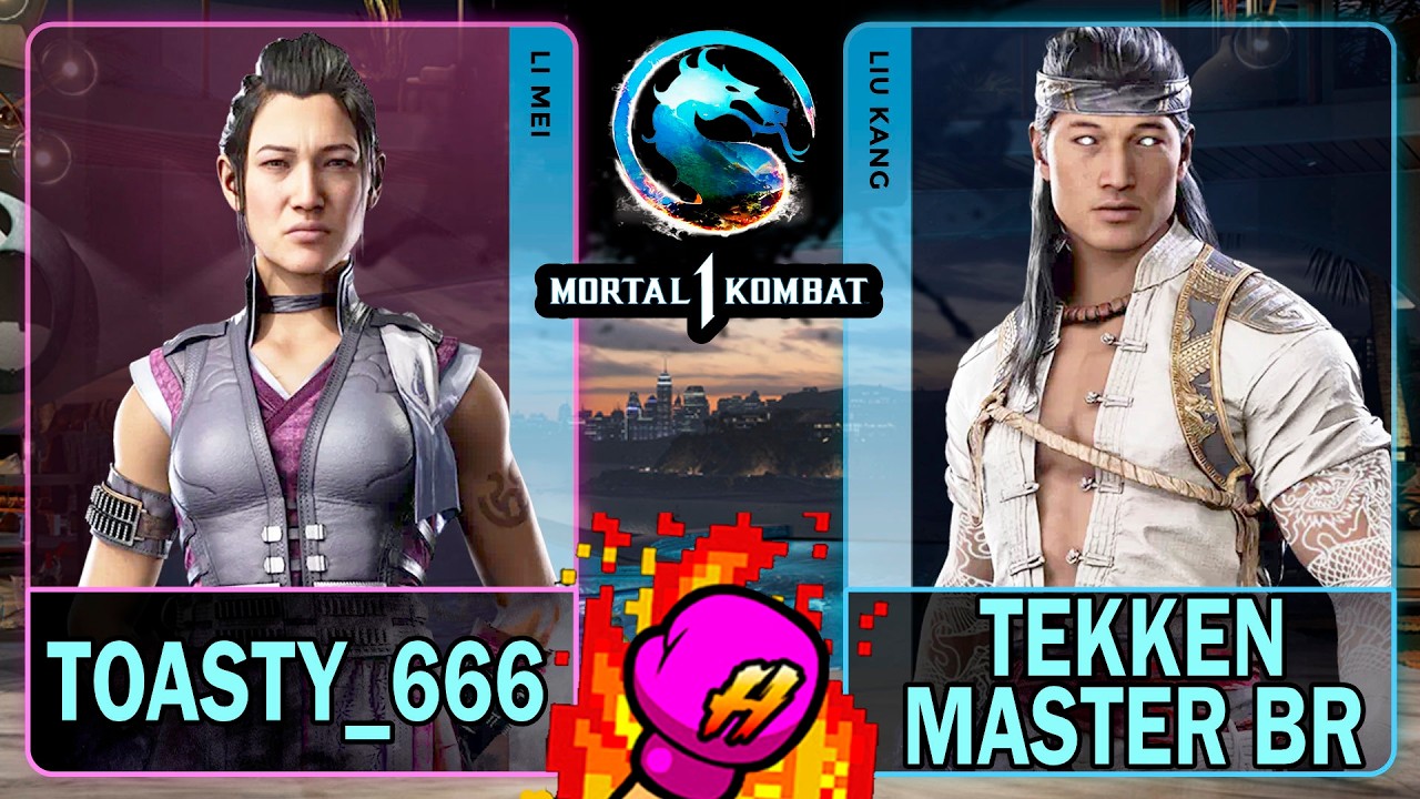 MK1 Toasty_666 (LI MEI) VS Tekken Master BR (LIU KANG)🥊Mortal Kombat 1🥊4K 60ᶠᵖˢ