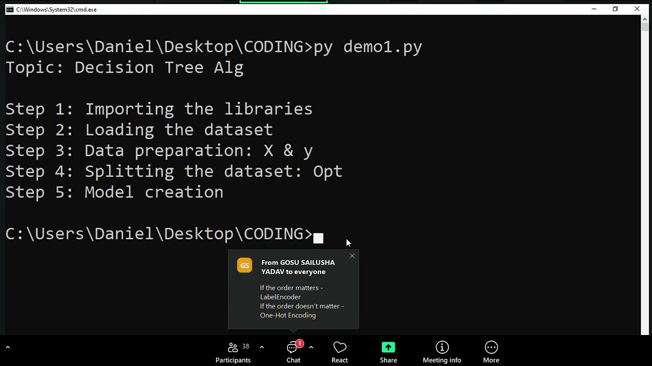 Desicion Tree alg and Random forest