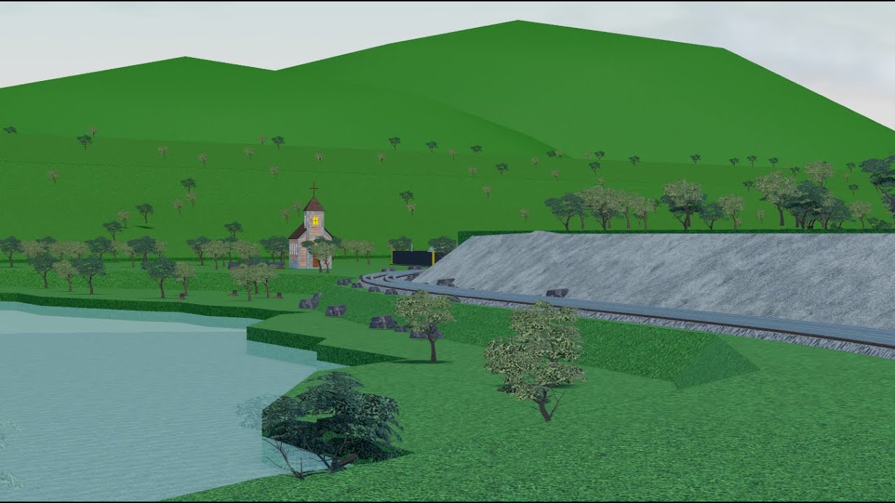 The cuttting - The little sodor (ro-scale sandbox)