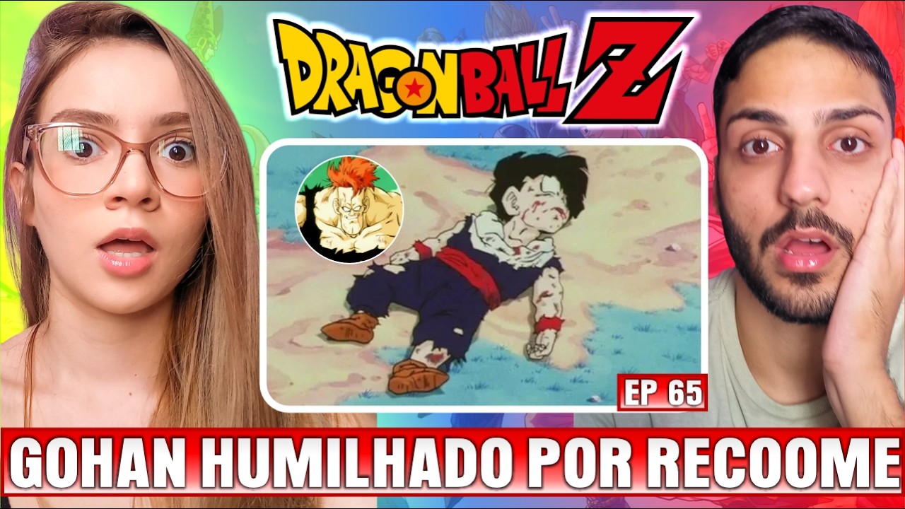 (QUEBROU O PESCOÇO) Professora de Geografia assiste DRAGON BALL Z｜EPISÓDIO 65｜REACT