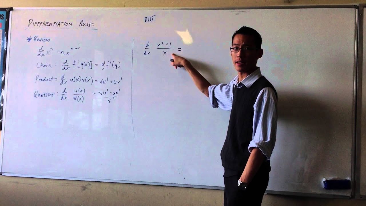 Review - Basic Differentiation Rules