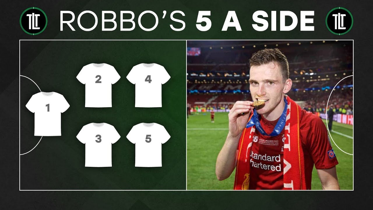 Andy Robertson's 5 A side team - The Lockdown Tactics