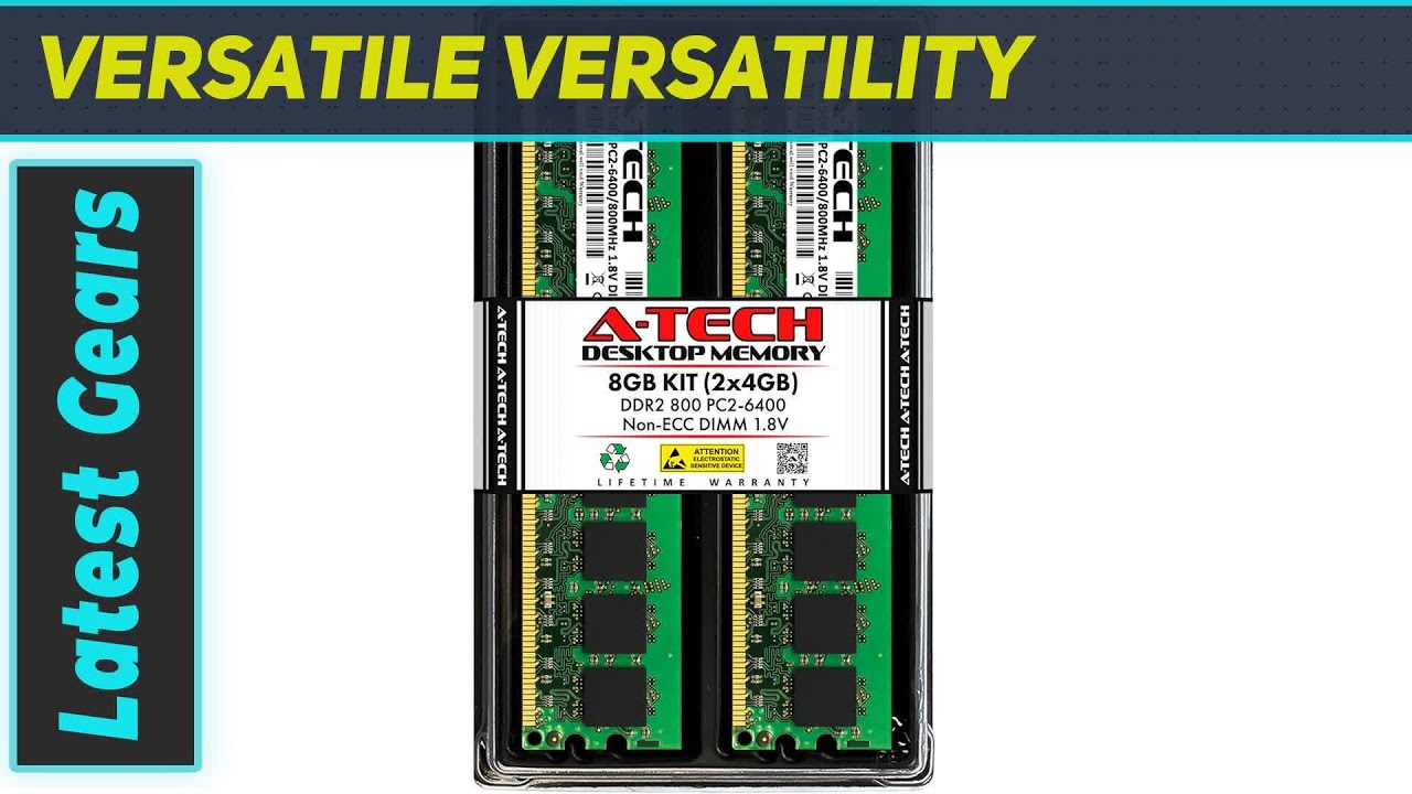 Boost Your Desktop Performance with A-Tech 8GB DDR2 RAM Kit | Best RAM Upgrade for DDR2 PCs