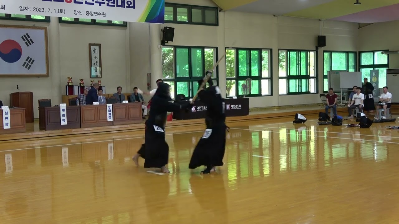 1회전 : 임근배 vs 홍명호 [2023 검도8단 대회 | 검도V]