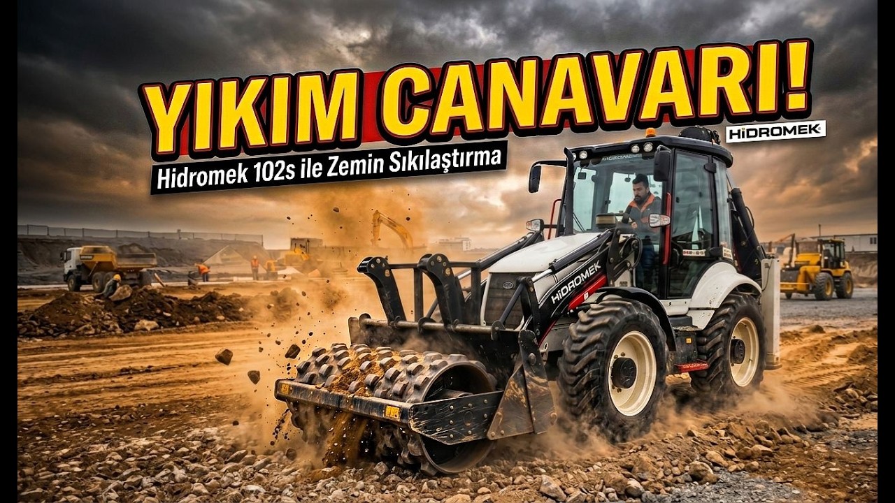 ÇAMUR ZEMİNİ TAŞ GİBİ YAPTIK! YENİ HİDROMEK  KEPÇENİN DEPO ŞOVU!