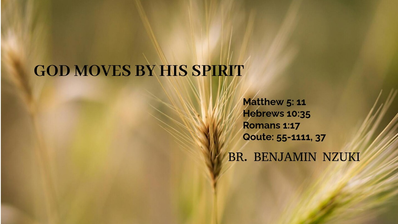 GOD MOVES BY HIS SPIRIT || Sunday service - 15/3/2026
