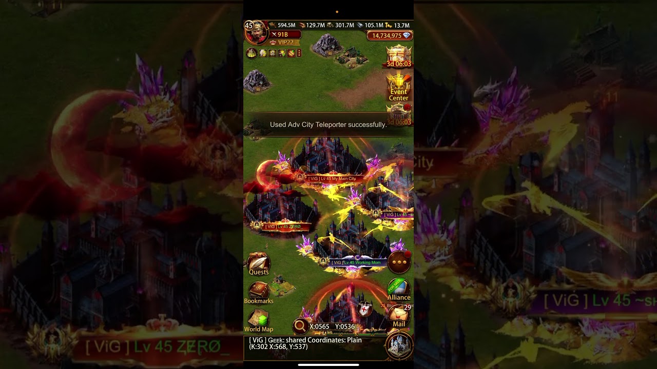 Evony VIG vs RSP Svs &ndash; szybkie rajdy