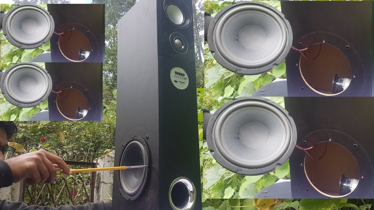 Zebronic ZEB-8500 Tower speaker inside video in Hindi