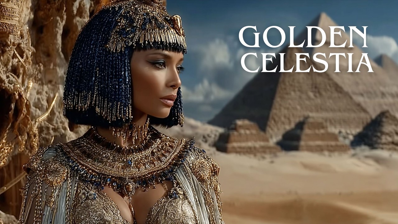Celestial Cleopatra 👑 Golden Egypt Fantasy Animation with Cinematic Music