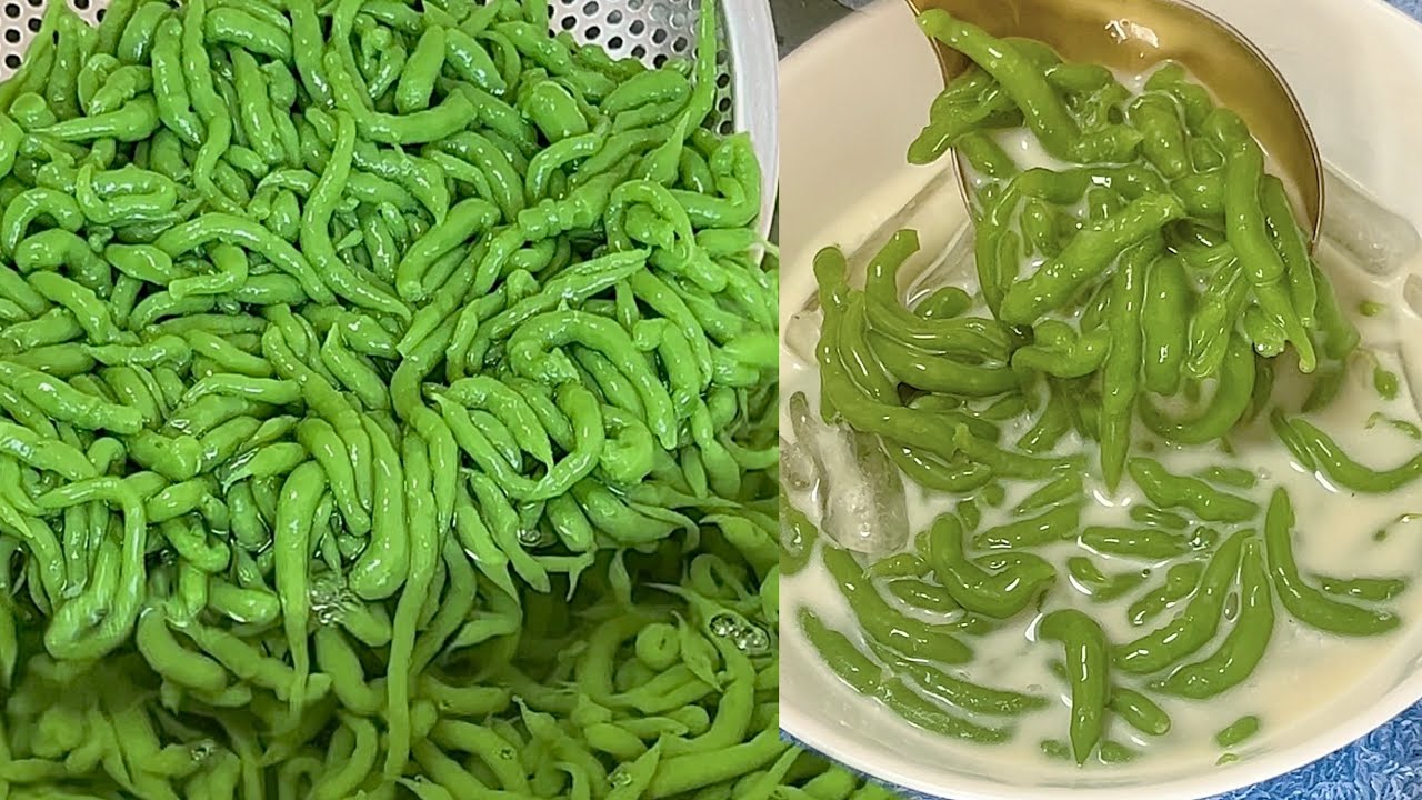 Ep.176 เคล็ดลับทำลอดช่องให้ออกมาเส้นสวย นุ่มหนึบ แช่น้ำข้ามคืนก็ไม่เละ เหมาะสำหรับนำไปทำกินทำขาย