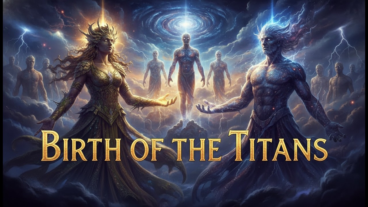 The Birth of the Greek Gods – Origins of Greek Mythology | Children of Earth and Sky|Titans Creation