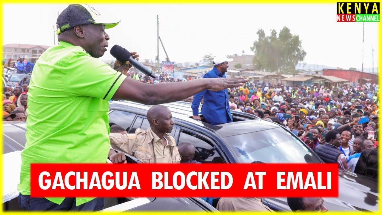 Gachagua EXPLOSIVE speech today after Crowd Blocked & Kalonzo at Emali - Listen what he told Ruto