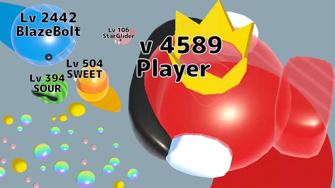CLASH OF SLIMES.IO 4 - Level Up Monster, Android .io Games (Android & iOS) Gameplay Walkthrough