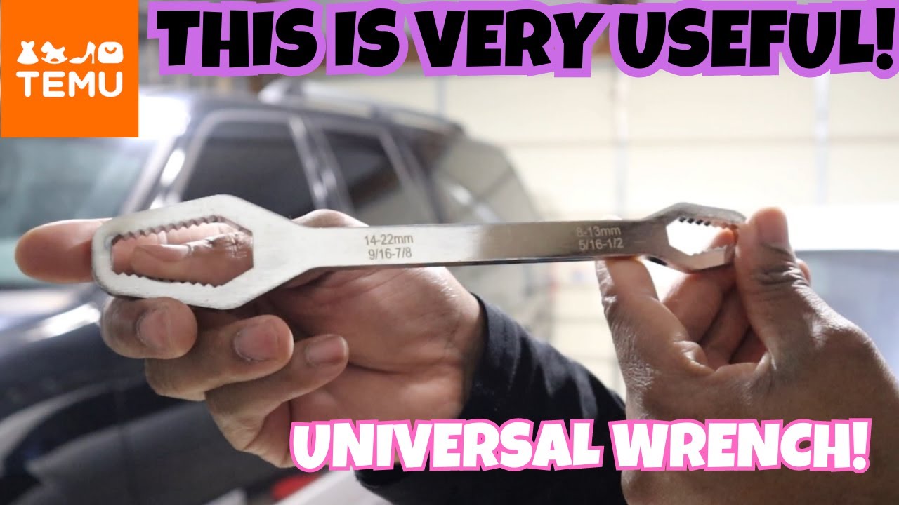 1pc Universal Double-Head Wrench REVIEW! TEMU