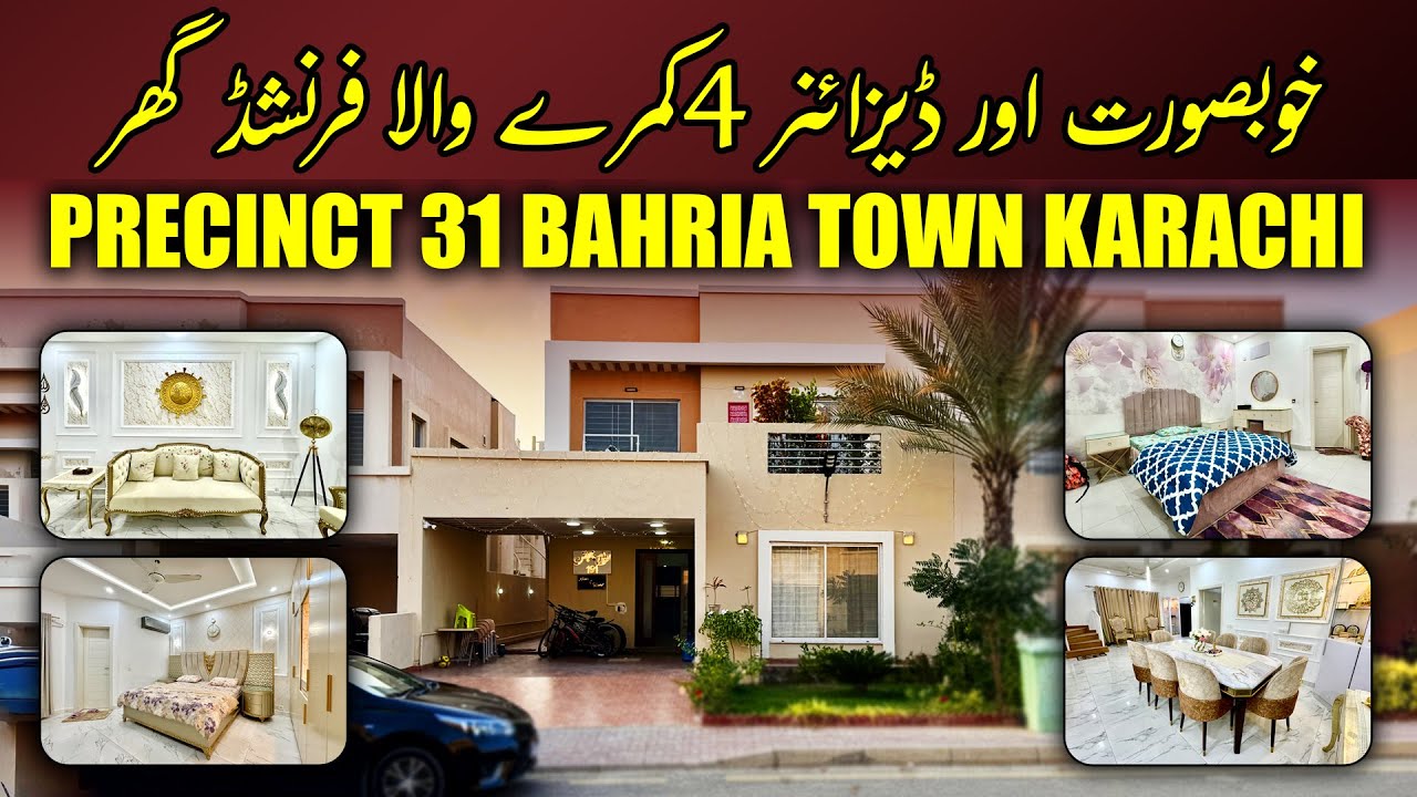 235 Sq Yards Furnished Villa in Bahria Town Karachi Precinct 31