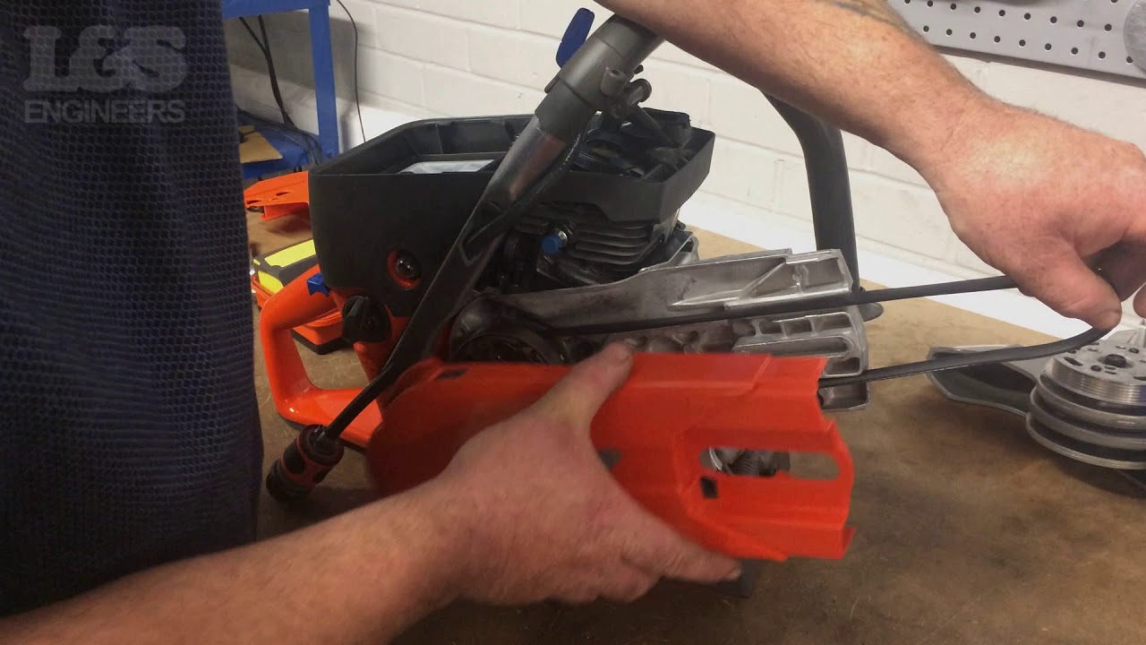 How to Change the Drive Belt on a Husqvarna K760 Disc Cutter | L&S Engineers