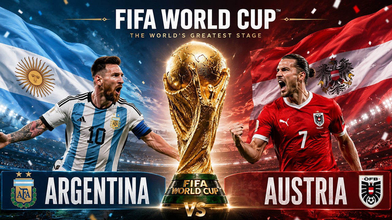 Argentina Vs Austria LIVE | FIFA World Cup 2026 LIVE | FIFA World Cup 2026 Scorecard & Updates