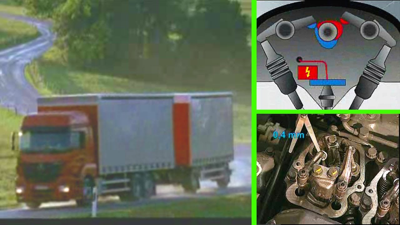 Mercedes-Benz Axor - Mechanical valve clearance adjustment