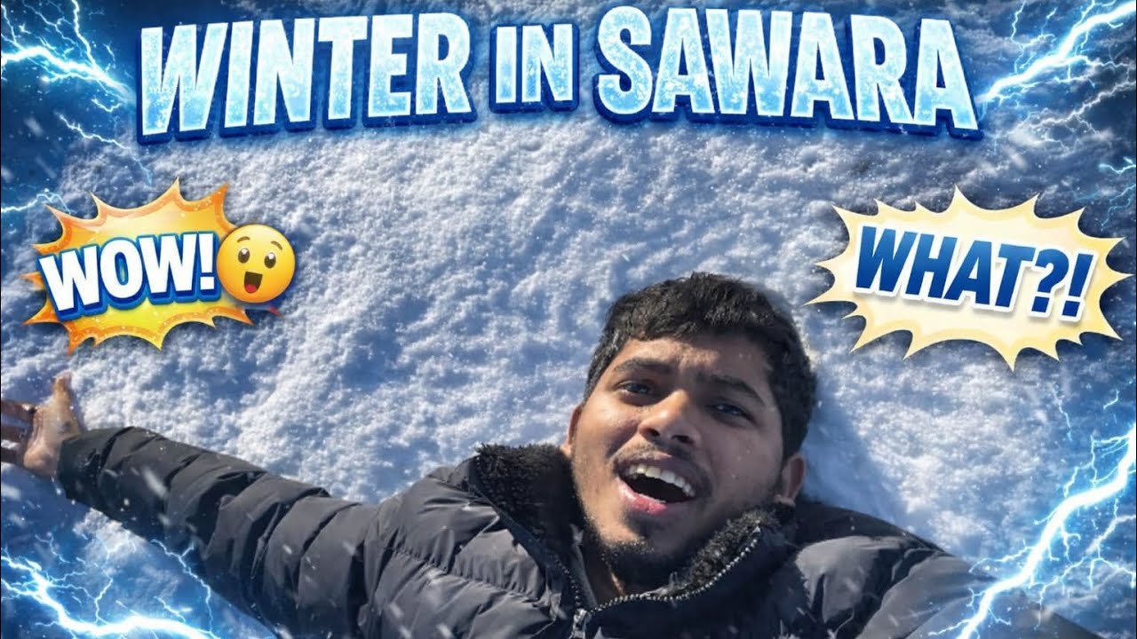 Sawara me mauj karte huwe hum 😱❄️🥶 || Winter Season of Japan 🇯🇵