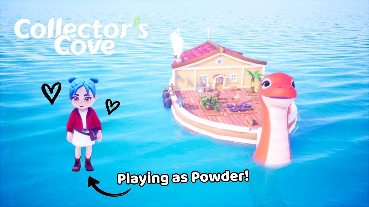 I Built a Cozy Floating Farm on a Sea Monster | Collector's Cove Whispered ASMR Gameplay