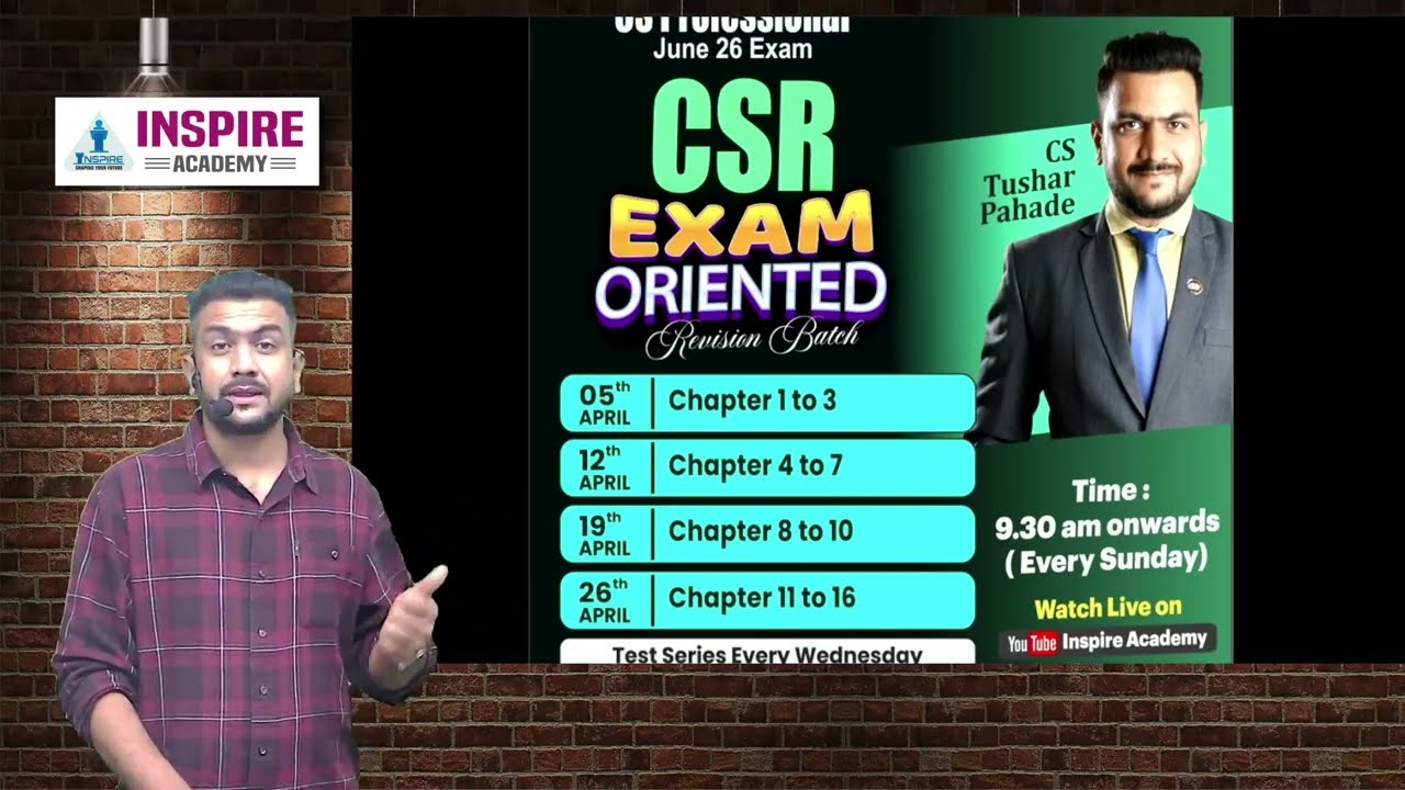 Важное объявление CSR 03 | Стратегия 75+ | CS Тушар Пахаде
