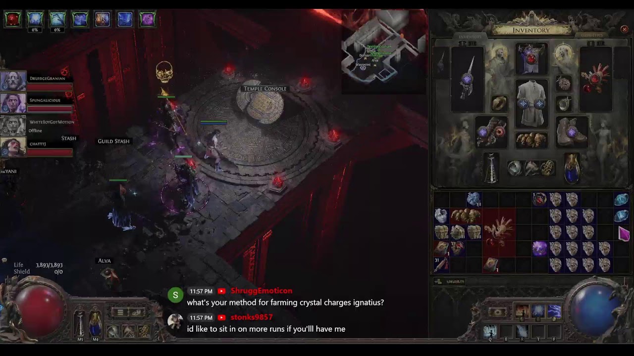 (LIve) 1.2 Million DPS | Full Temple Runner | 12 Mins Per Run | !guide