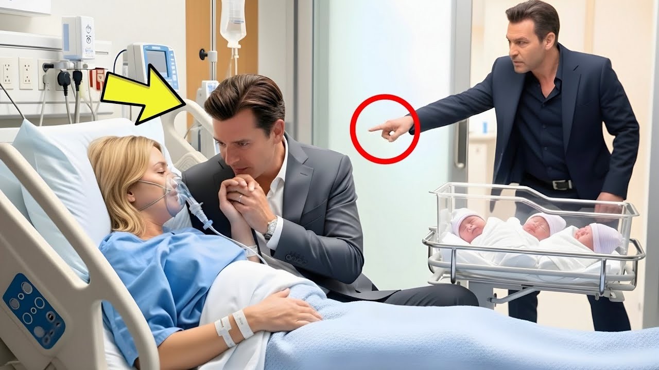 Milioner Wbiegł Do Szpitala Wściekły, Zamarł Widząc Byłą Żonę Rodzącą Trojaczki CEO