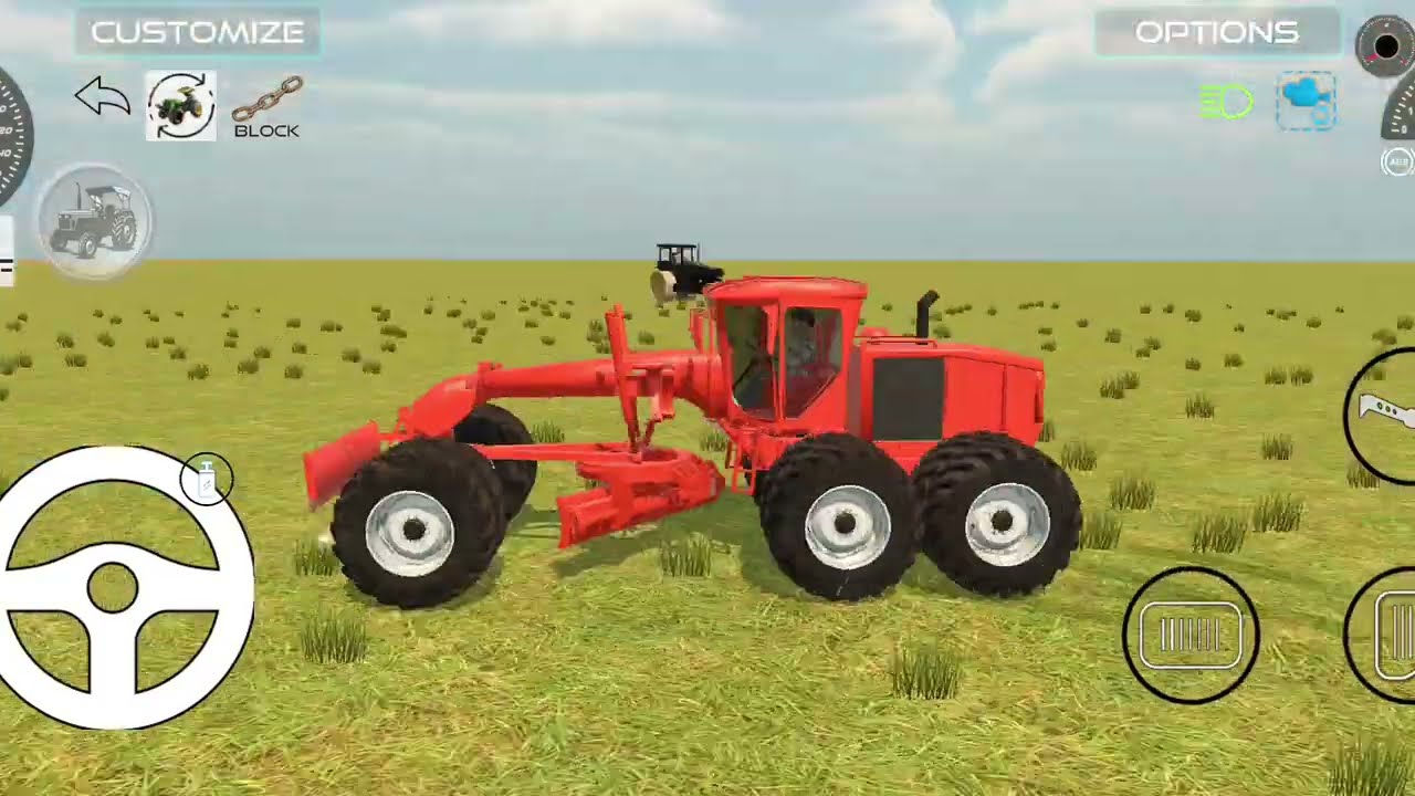 Tractor simulator game play#viralvideo #tractordriving 