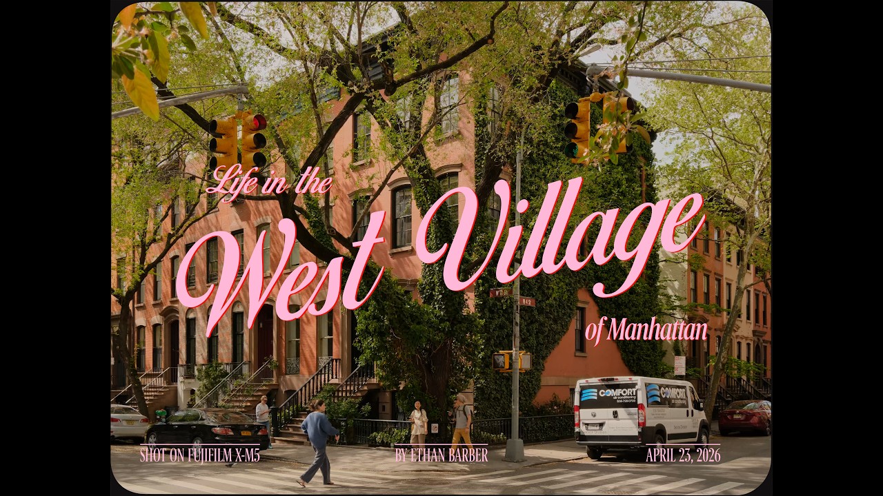 This is what the West Village of Manhattan currently looks like... | Shot on Fujifilm X-M5