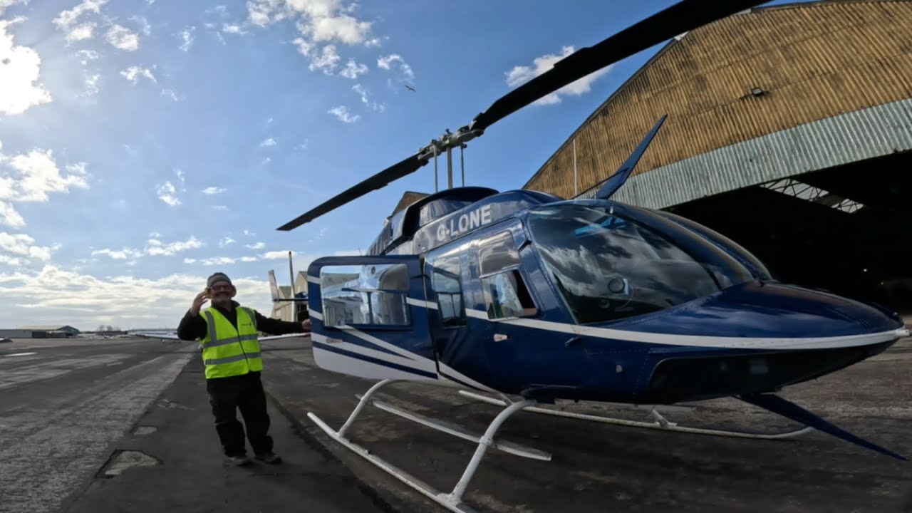 Blackpool by air, 4k Helicopter ride, March 2024