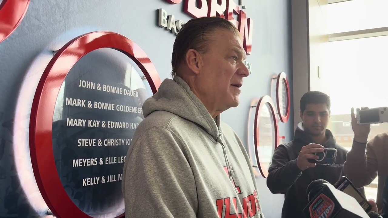 Illini coach Brad Underwood pre-Nebraska 