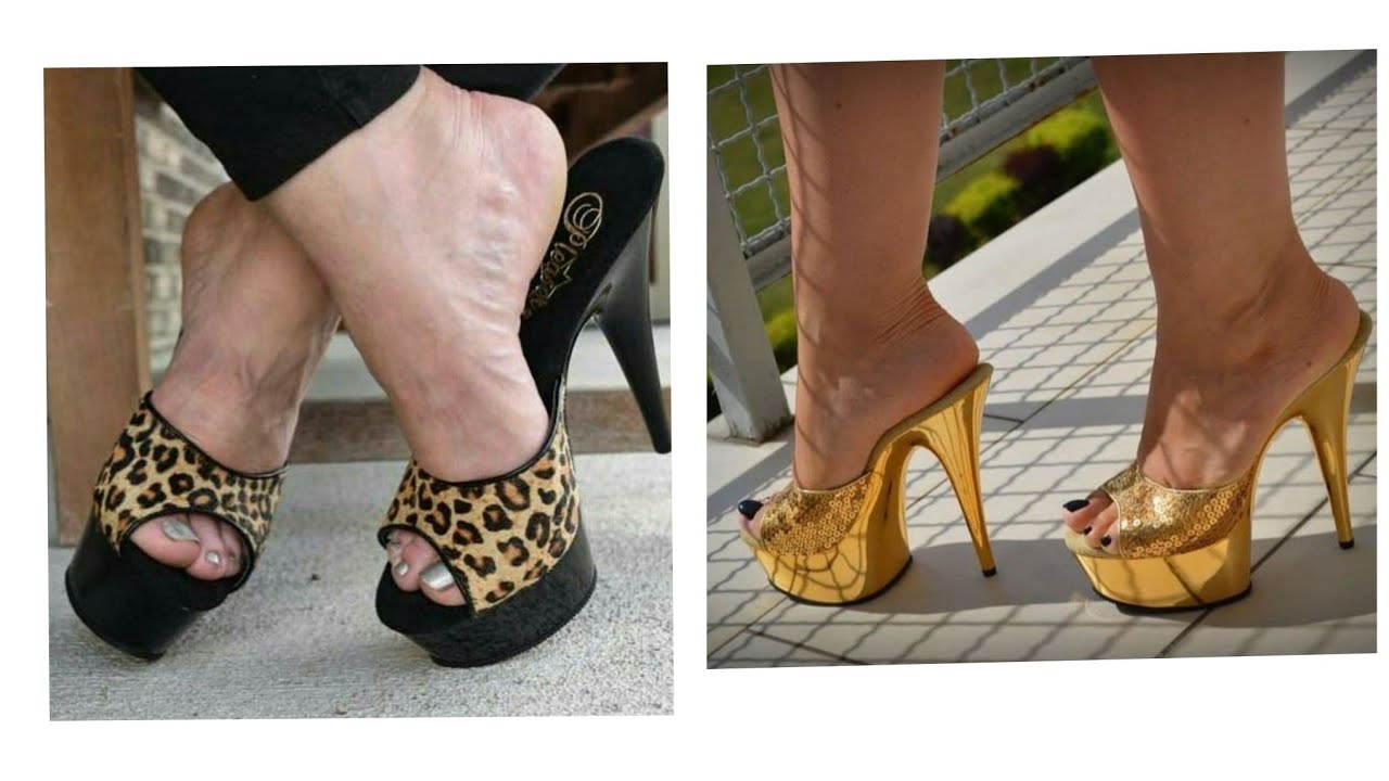Fantastic and trending collection of platform high heel mule sandals for ladies #platformmules.