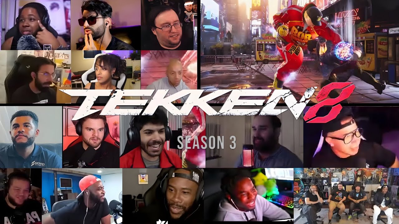 TEKKEN 8 &ndash; Bob Gameplay Reveal Trailer | MEGA Reaction Mashup | Bandai Namco | Playstation | IGN