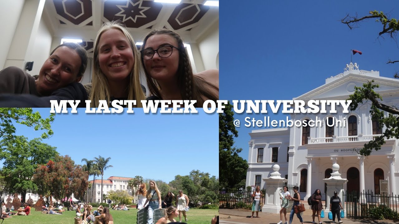 MY LAST WEEK OF UNIVERSITY