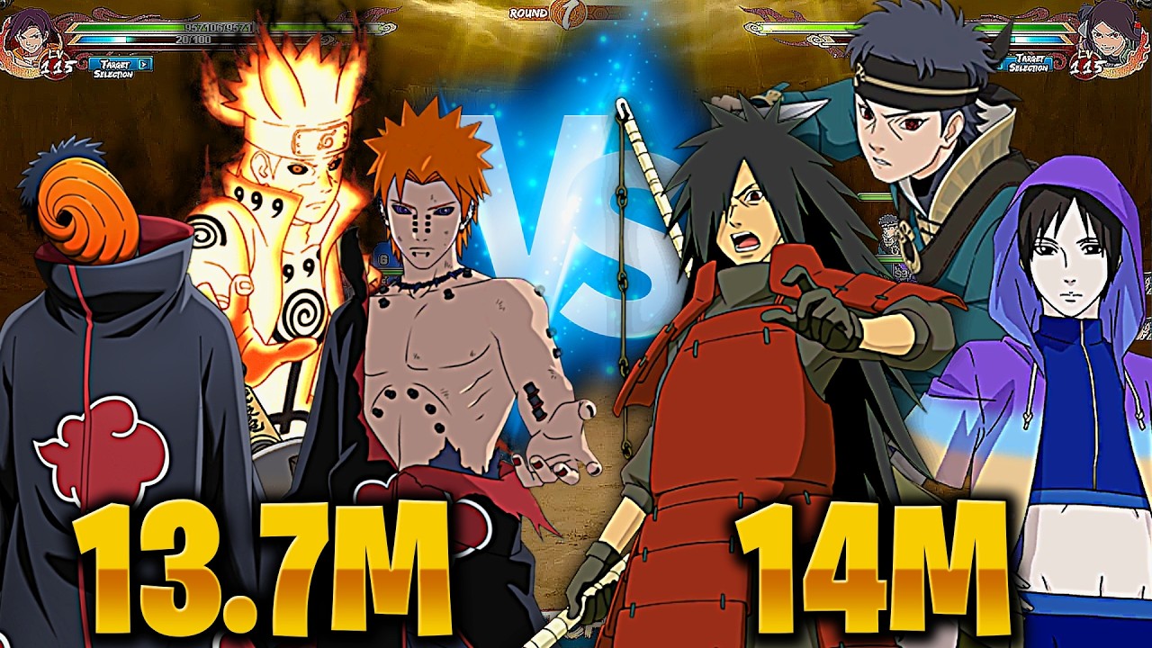 Space Time [🇺🇸 Server] - SCUBAjin [13,7M] vs Nill [14M] on Naruto Online 🤯
