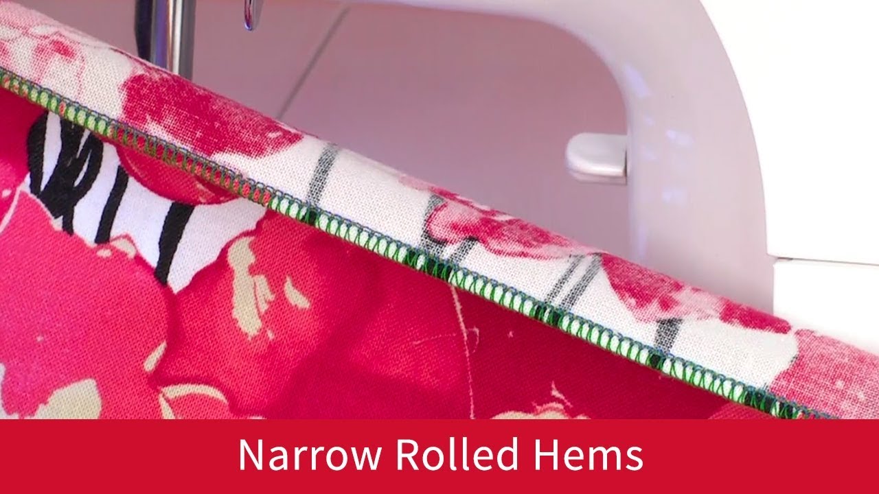 How to Create Narrow Rolled Hems on the Baby Lock Vibrant