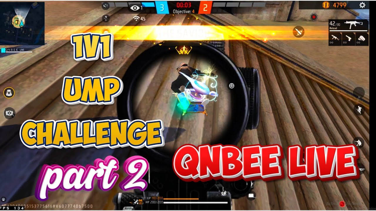 🔥1v1 UMP GUN Challenge  part 2- Intense Close Combat Showdown | Who Wins?😱